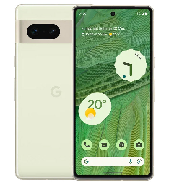 Смартфон Google Pixel 7 5G 8/128 ГБ, Lemongrass