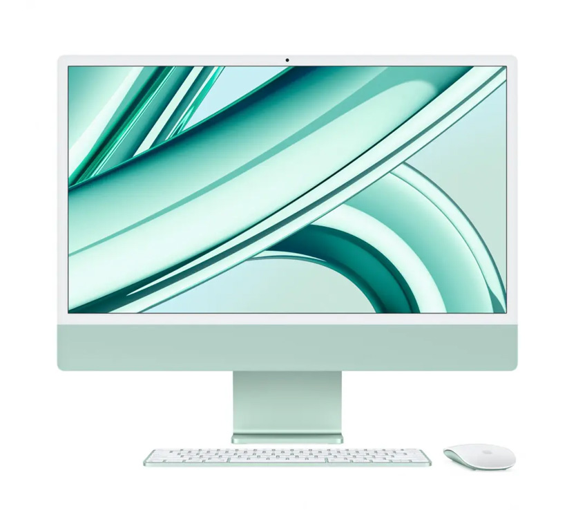 Моноблок Apple iMac 24" 2023, MQRN3 (M3, RAM 8 ГБ, SSD 256 ГБ) Green