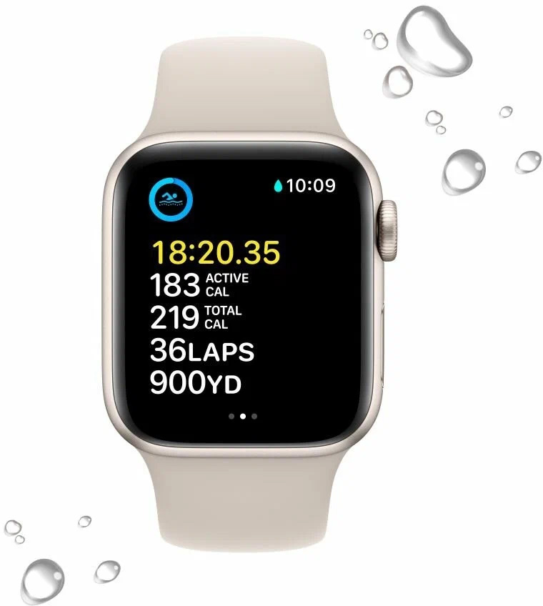 Умные часы Apple Watch SE 2, 40 мм, Сияющая звезда