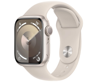 Умные часы Apple Watch Series 9, 41 мм, Сияющая звезда