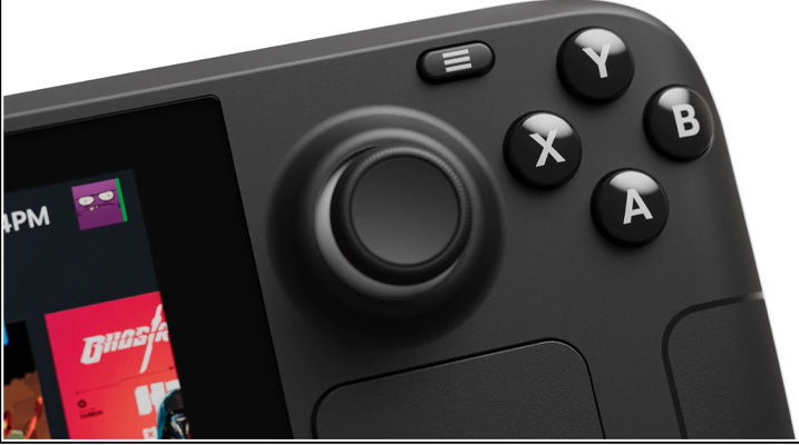 Портативная игровая консоль Valve Steam Deck 256 ГБ, черный