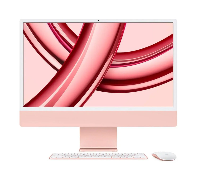 Моноблок Apple iMac 24" 2023, MQRT3 (M3, RAM 8 ГБ, SSD 256 ГБ) Pink