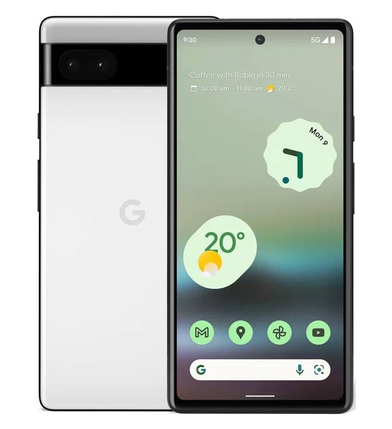Смартфон Google Pixel 6a 5G 6/128 ГБ, Chalk