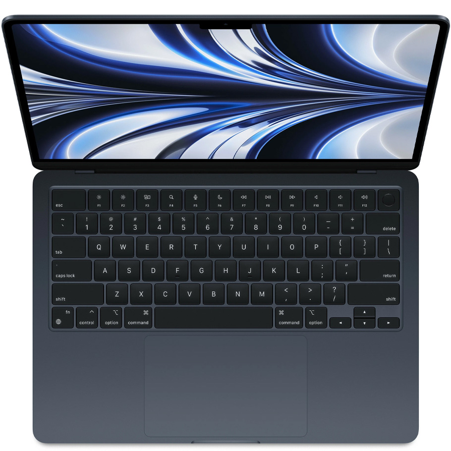 Ноутбук Apple MacBook Air 13" 2022, MLY33, (M2 3.5 ГГц, RAM 8 ГБ, SSD 256 ГБ), Midnight