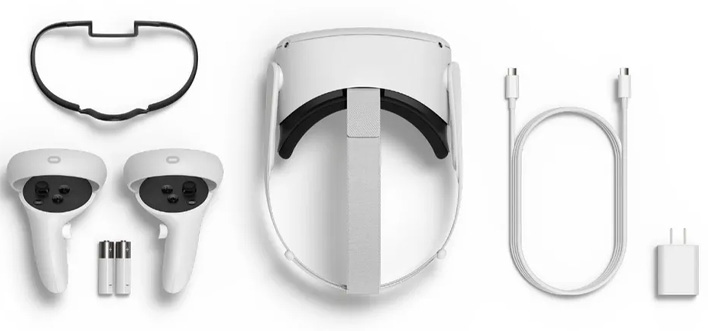 Система VR Oculus Quest 2, 256 ГБ, белый